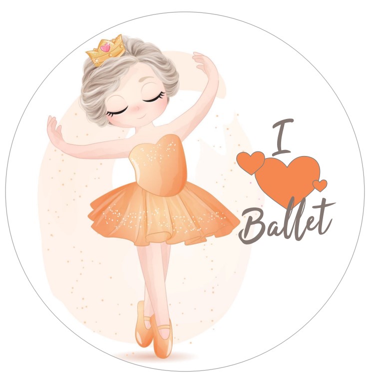 Tortenaufleger Ballerina 