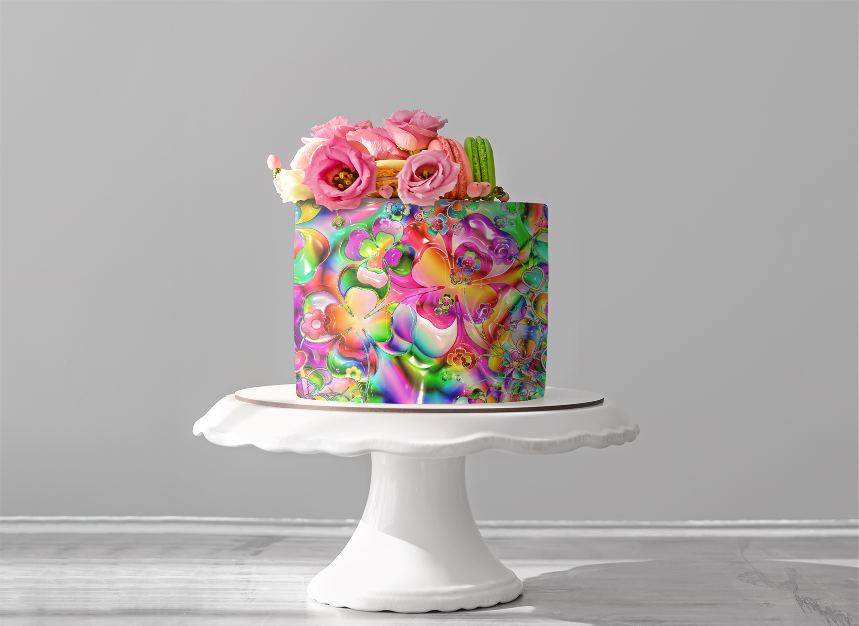 Deko Fondant | Kleeblätter