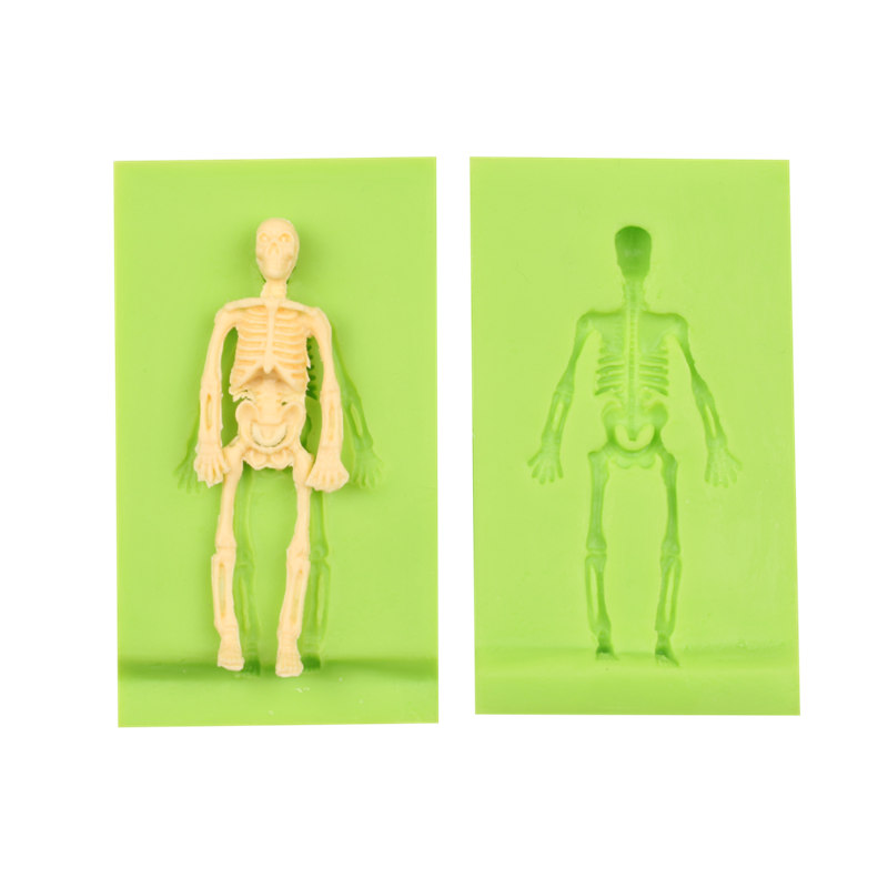 Silikonform Skelett Halloween