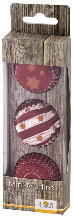 Mini Cupcakeförmchen Little Christman Stern I Ø 4,5 cm
