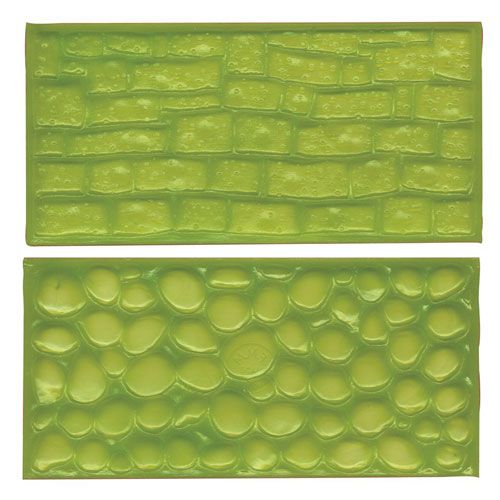 Strukturmatte Steinwand & Pflasterweg (Set2) CUTIMP2