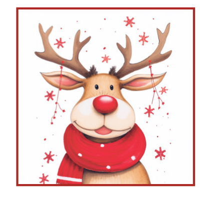 Petit Four Aufleger Weihnachten