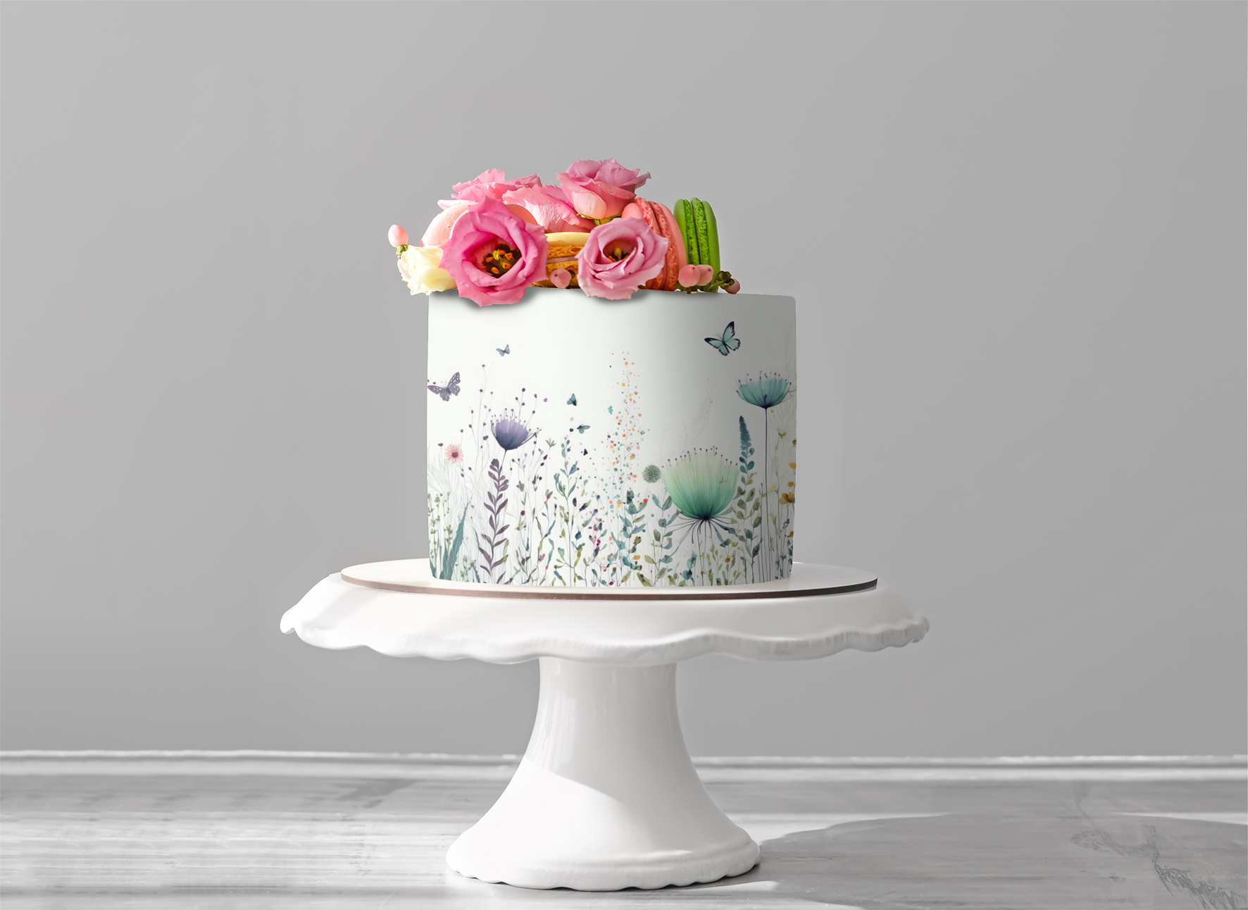 Deko Fondant Blumenwiese