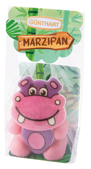 Marzipan Figur Nilpferd handgemacht