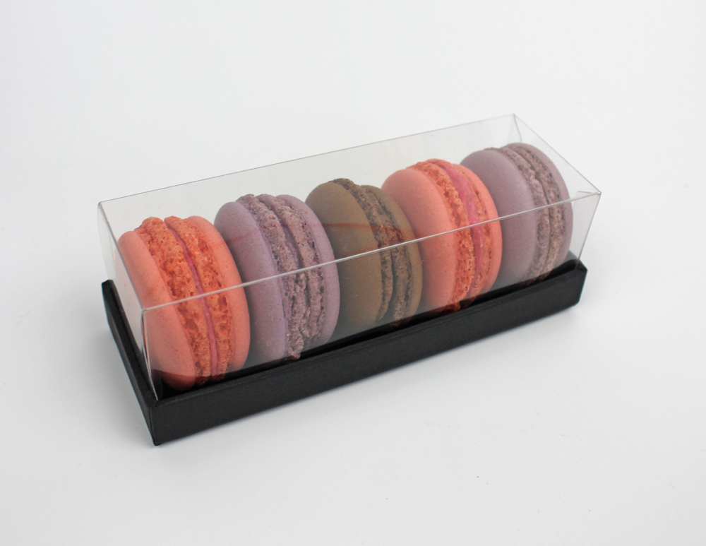 Pralinen Schachtel creme quadratisch