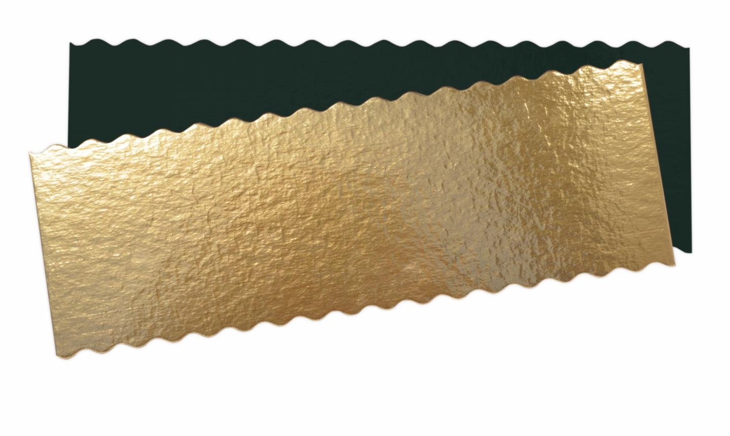 Tortenplatten-Set schwarz/gold 5er-Set 30x10cm