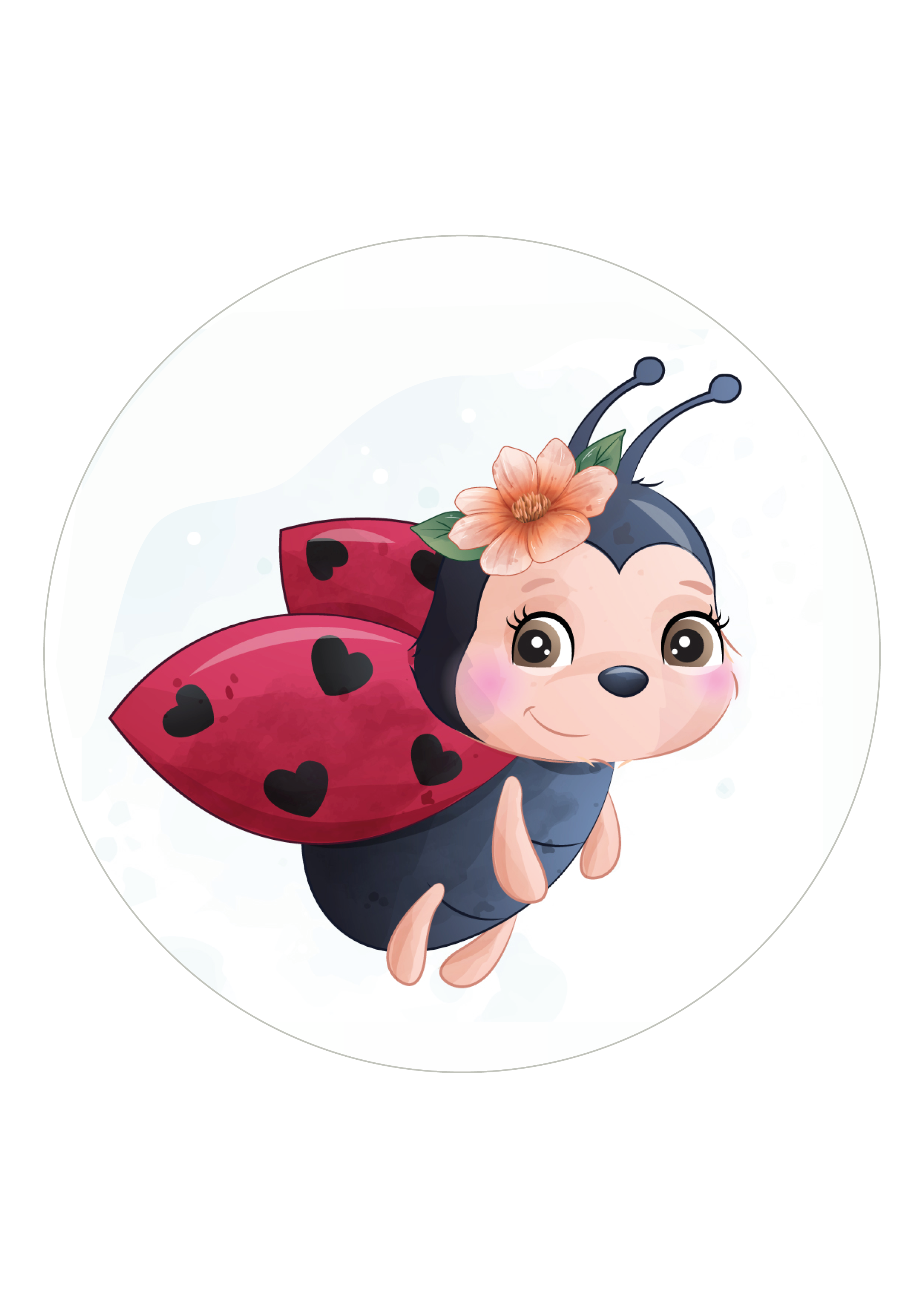 Tortenaufleger Marienkäfer