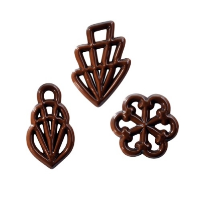 Dekor Schokolade Filigran 600 Stk.