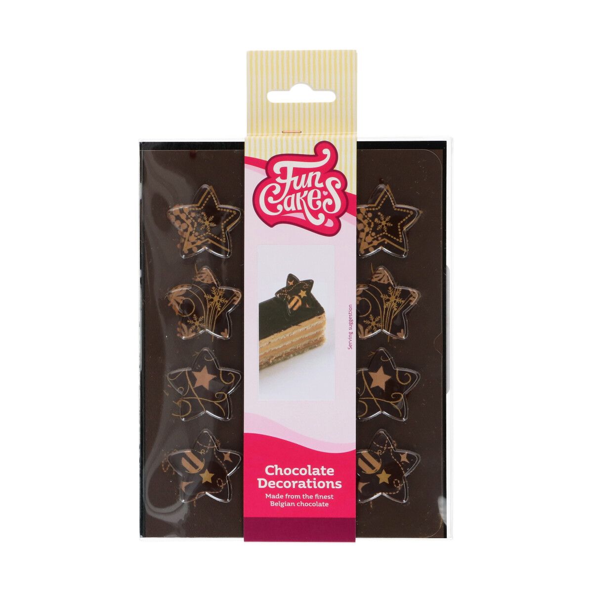 Schokoladendekor Sterne 