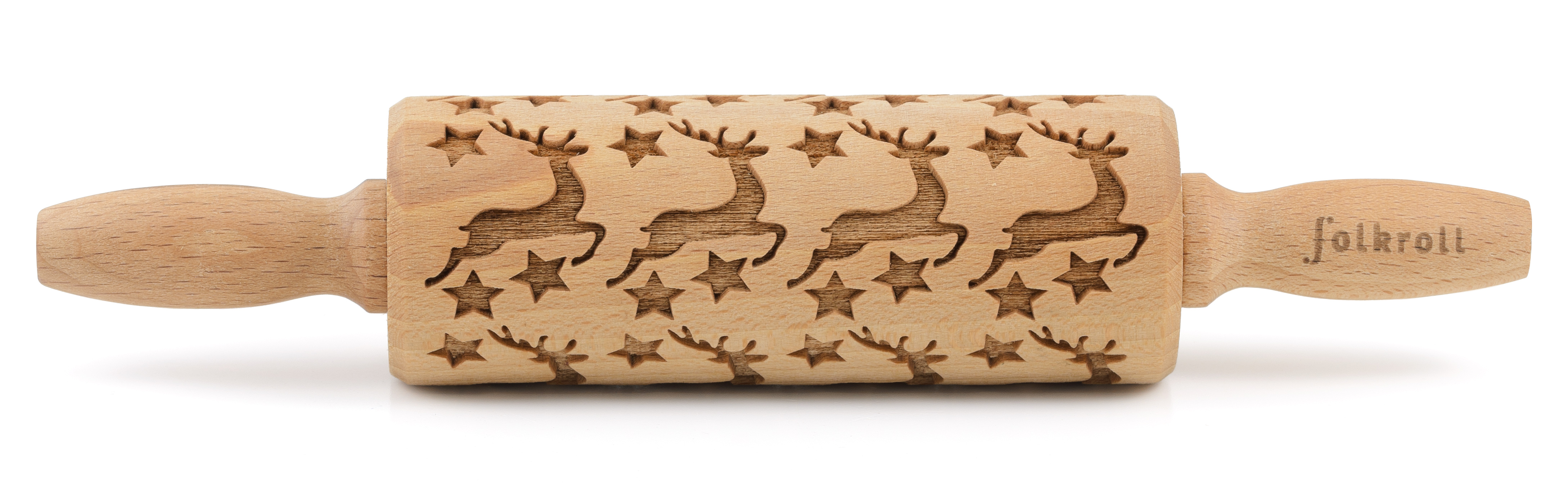 Teigrolle Rentier Sterne Motivroller junior