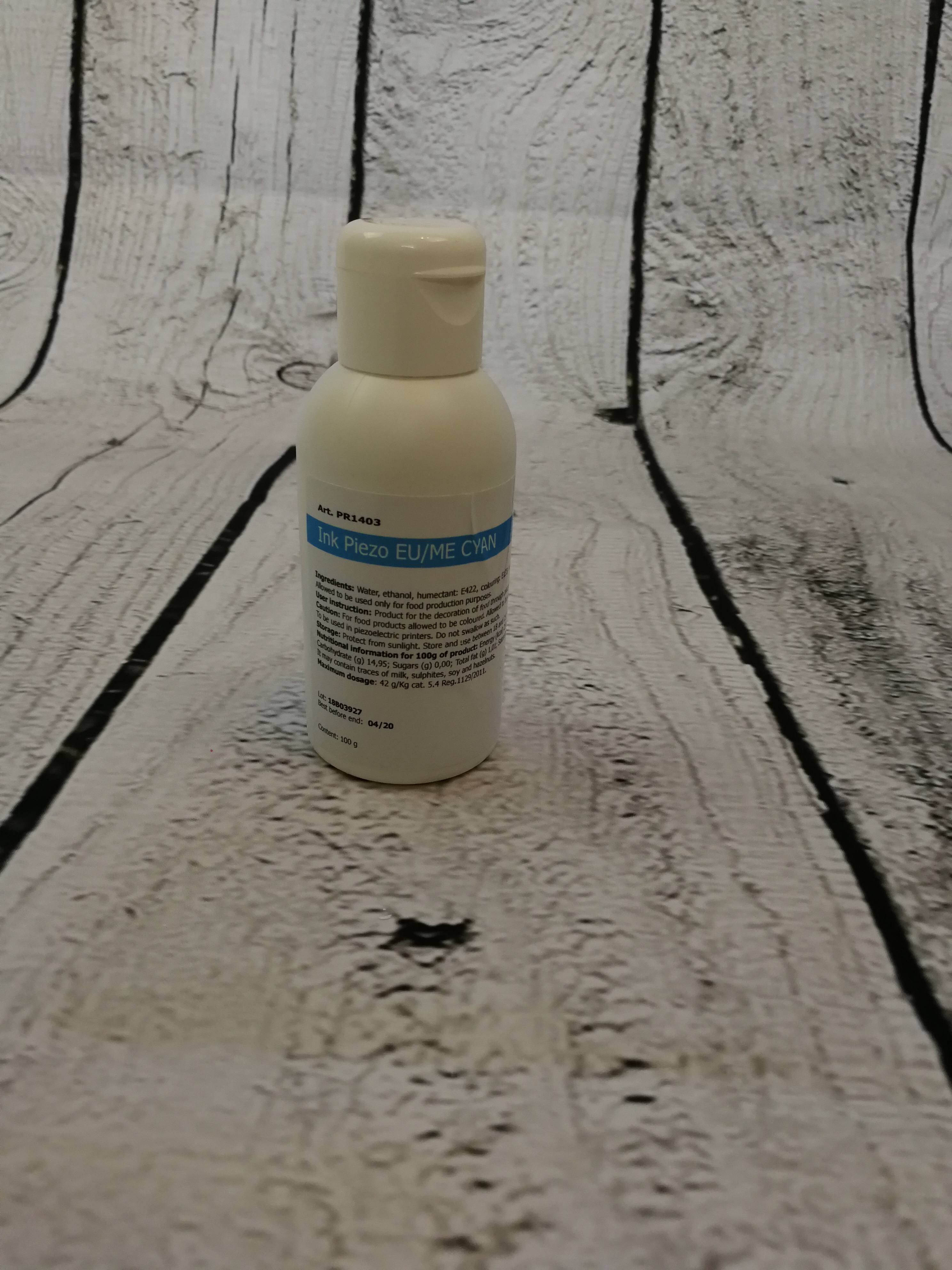 Lebensmitteltinte blau