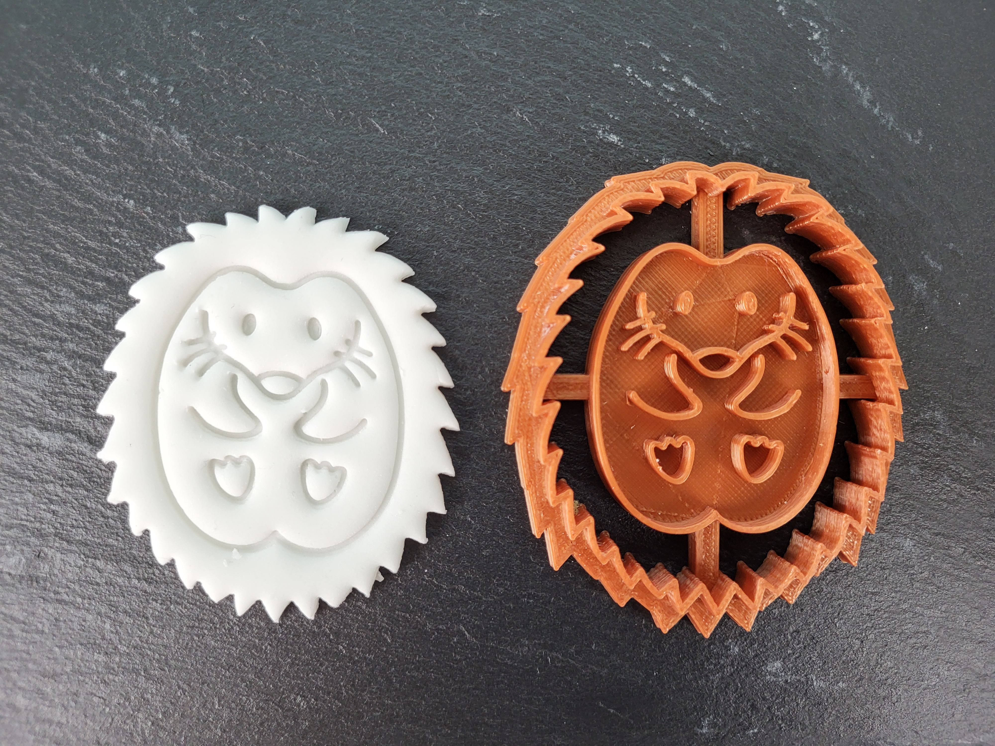 Ausstecher Igel mit Prägung