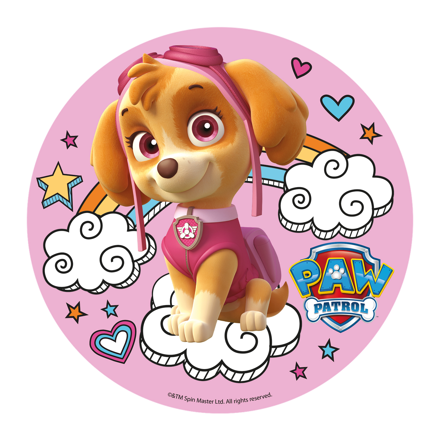 Paw Patrol Skye Tortenbild Oblate 20 cm