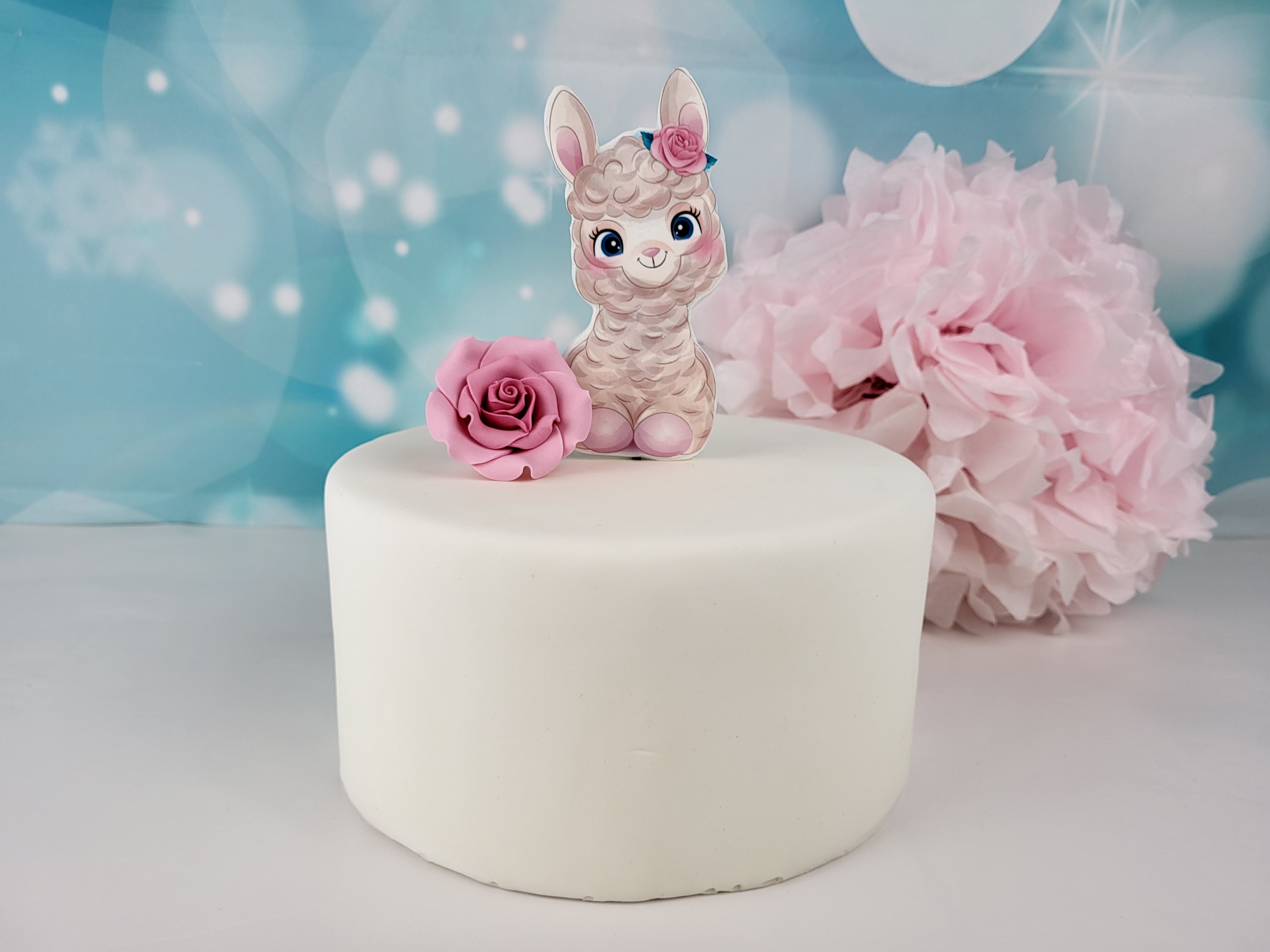 Cake Topper Alpaka