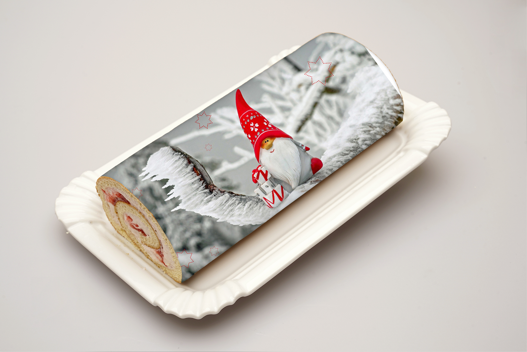 Rouladendekor "Weihnachten Wichtel"