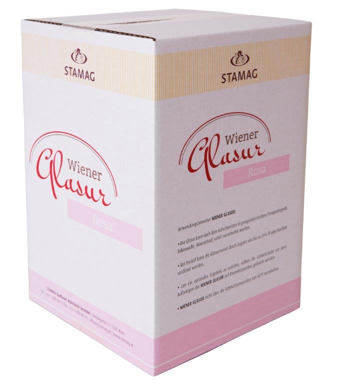 Wiener Glasur rosa Stamag 5kg