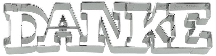 Ausstecher DANKE