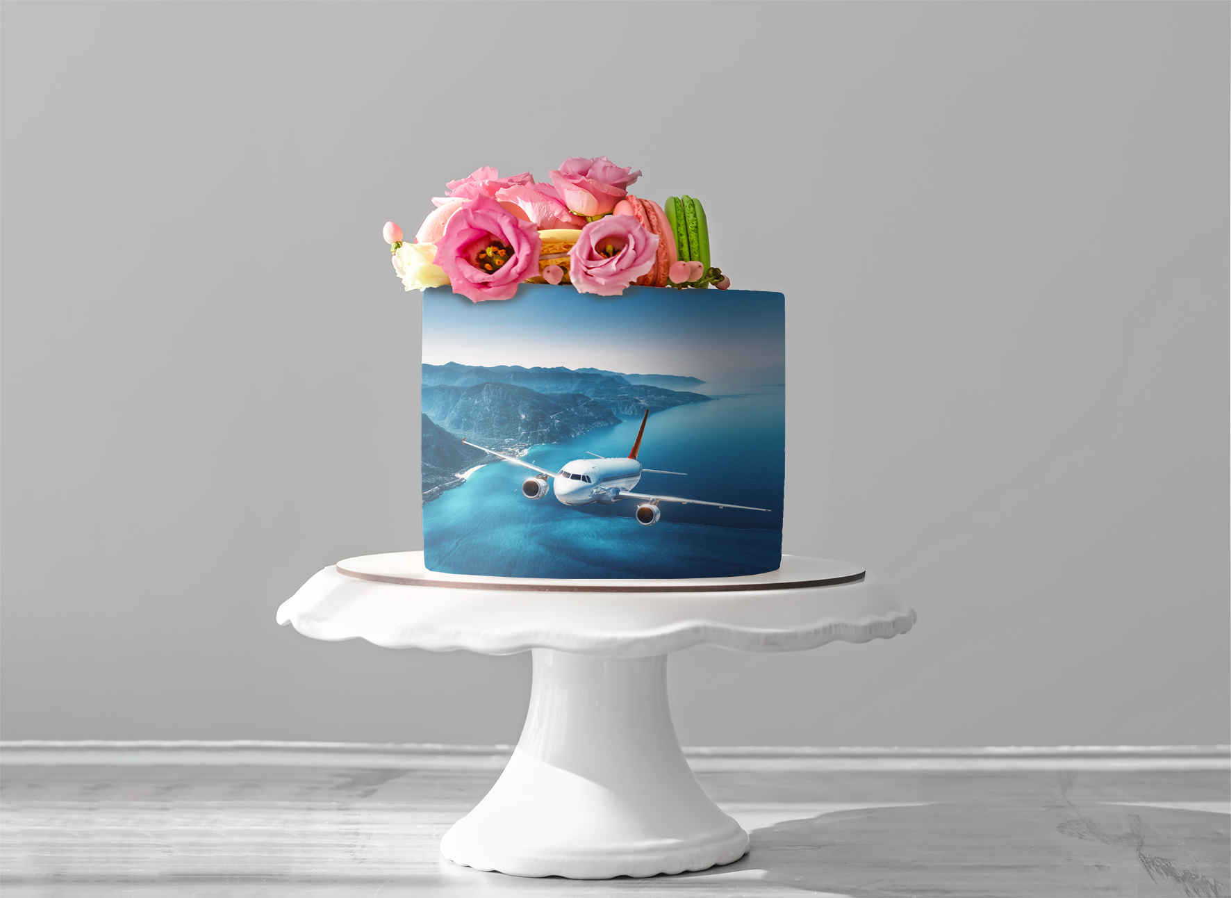 Deko Fondant Flugzeug